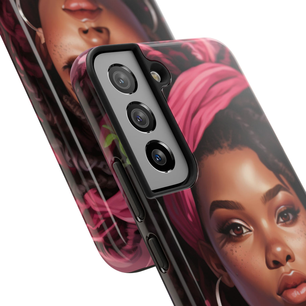 Beautiful Black Rasta Woman Tough Phone Case