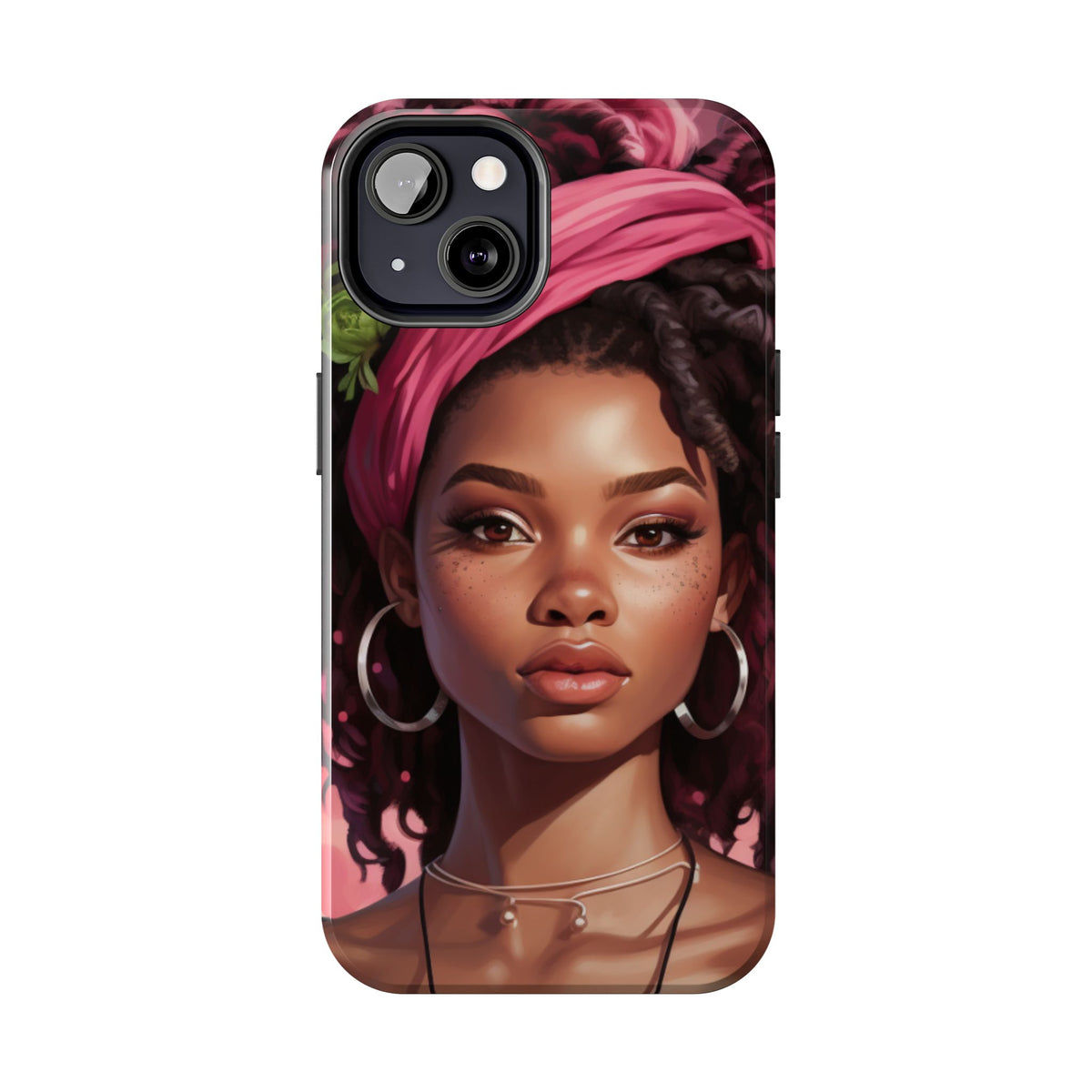 Beautiful Black Rasta Woman Tough Phone Case