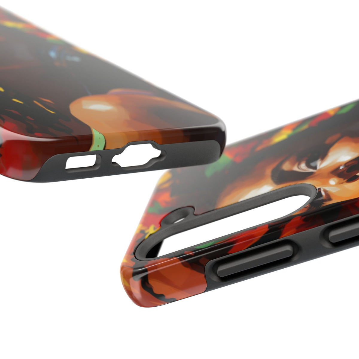 Beautiful Black Rasta Diva Tough Phone Case