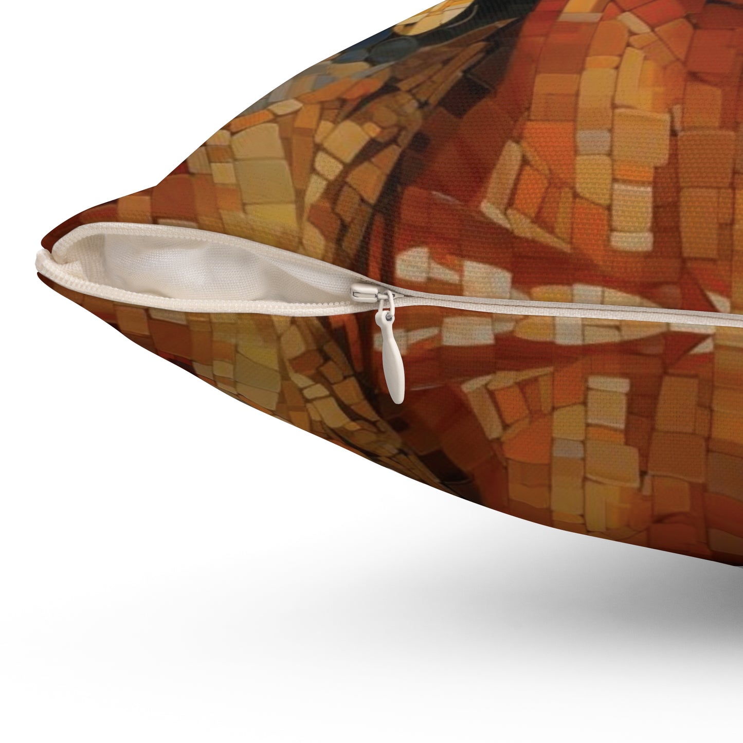 Mosaic Queen Spun Polyester Square Pillow