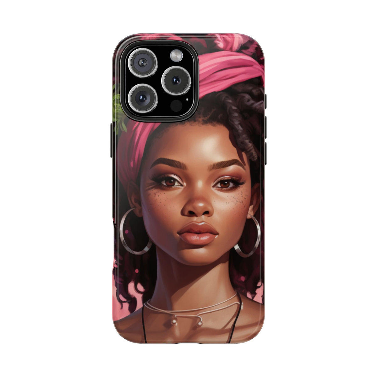 Beautiful Black Rasta Woman Tough Phone Case