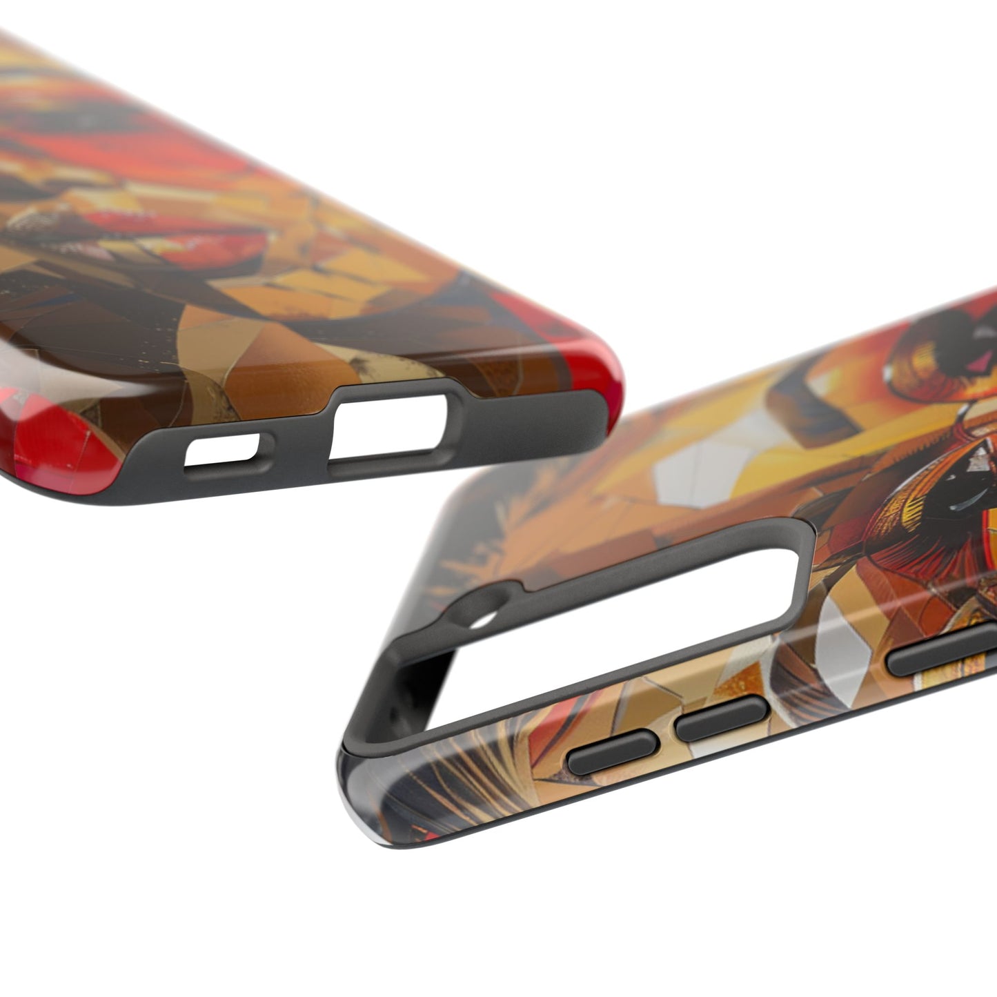 Red Mosiac Woman Tough Phone Case