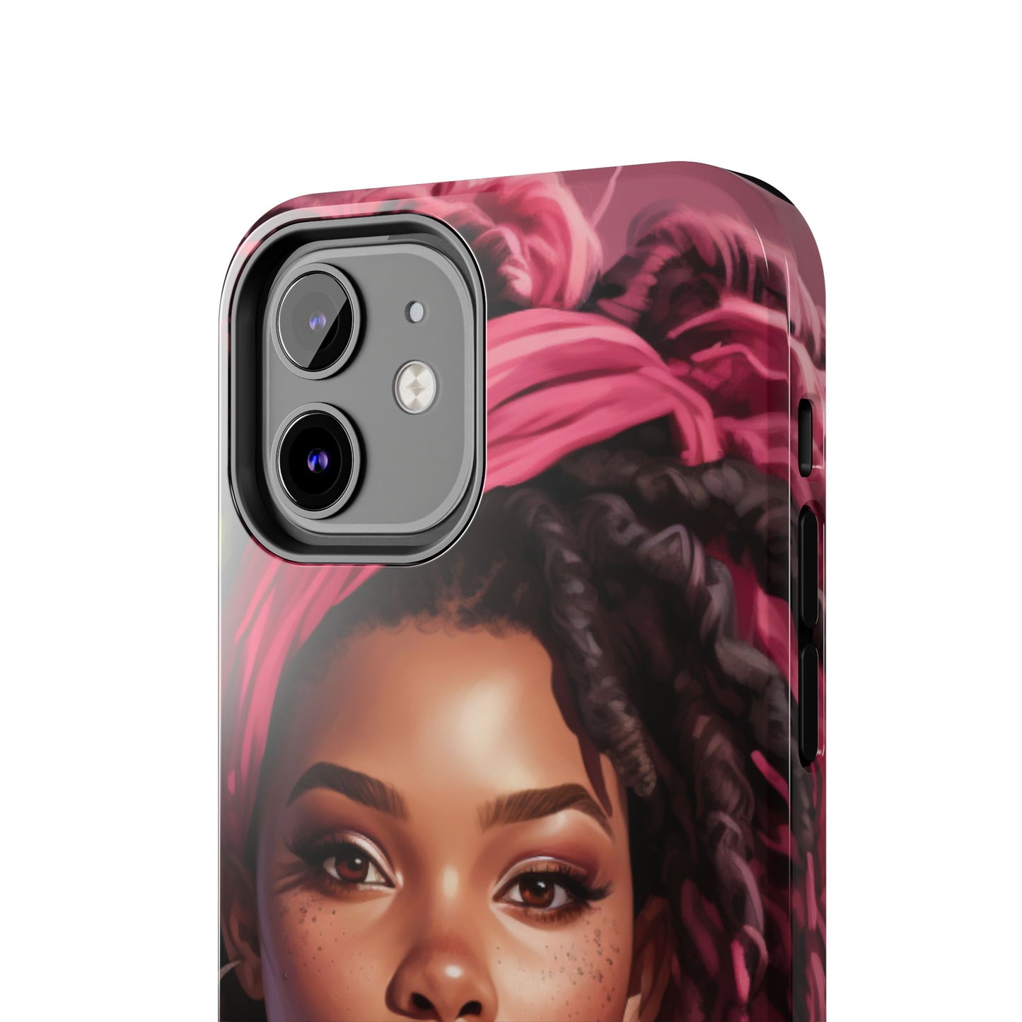 Beautiful Black Rasta Woman Tough Phone Case