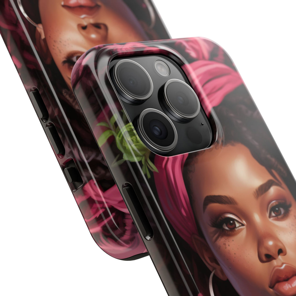 Beautiful Black Rasta Woman Tough Phone Case