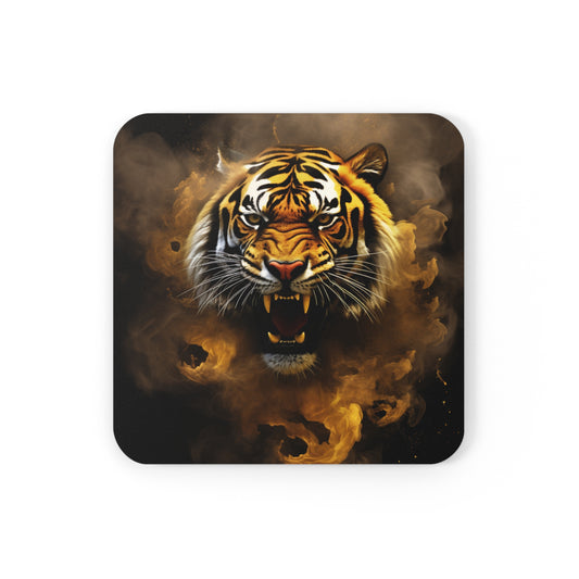 1901 Tigers Corkwood Coaster Set