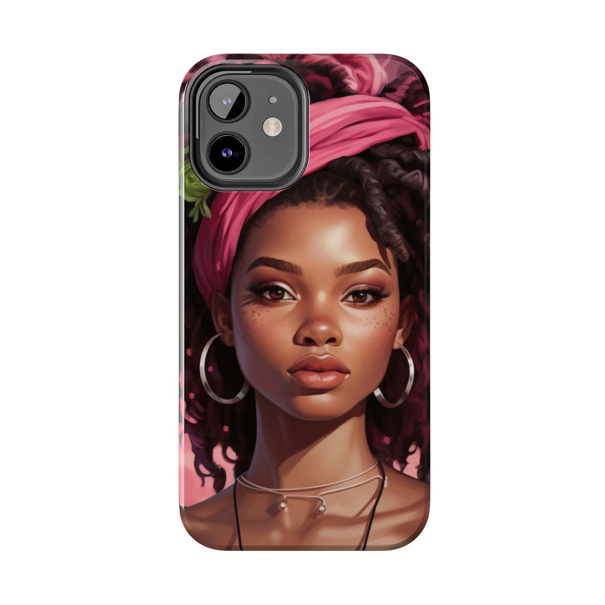 Beautiful Black Rasta Woman Tough Phone Case