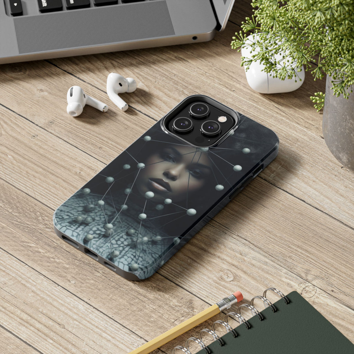 Futuristic Warrior Queen Tough Phone Case