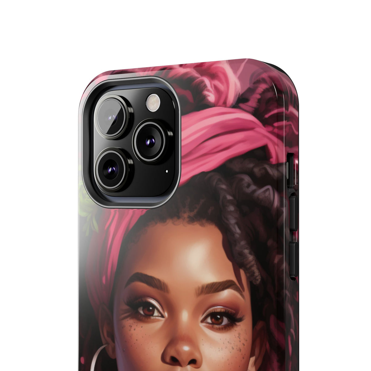 Beautiful Black Rasta Woman Tough Phone Case