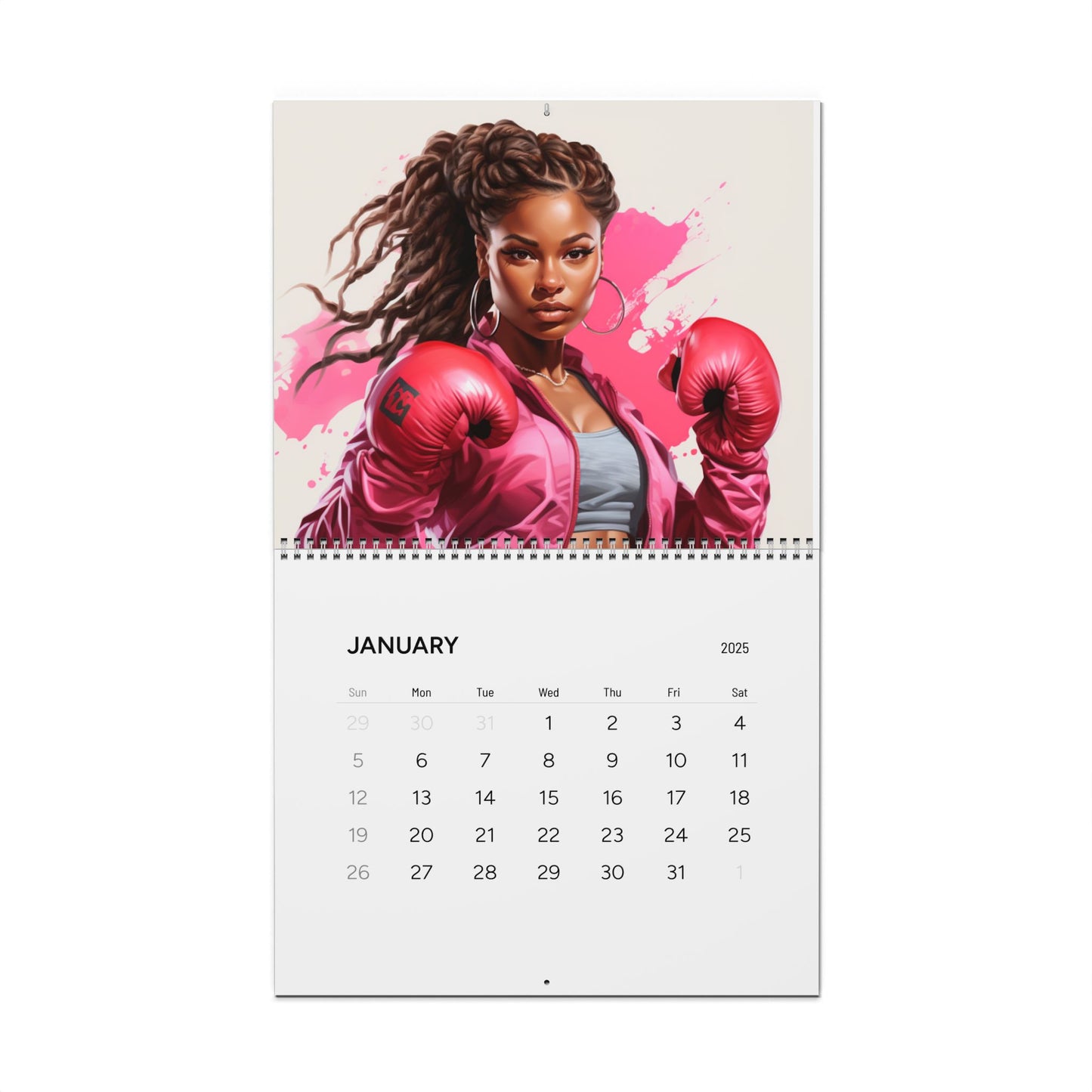 I'm A Survivor Wall Calendar (2025) | Breast Cancer | Black Women | Black Art