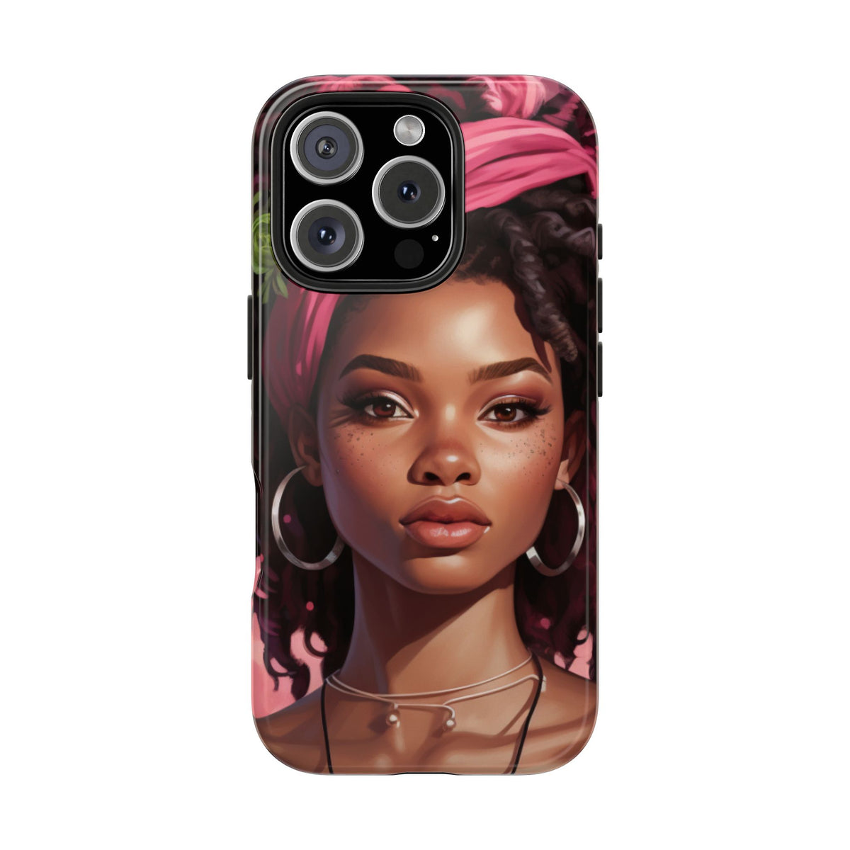 Beautiful Black Rasta Woman Tough Phone Case