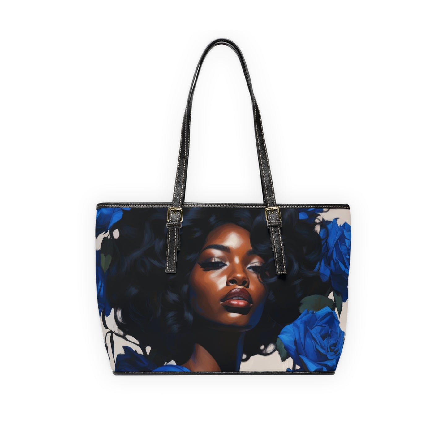Serenity in Sapphire PU Leather Shoulder Bag