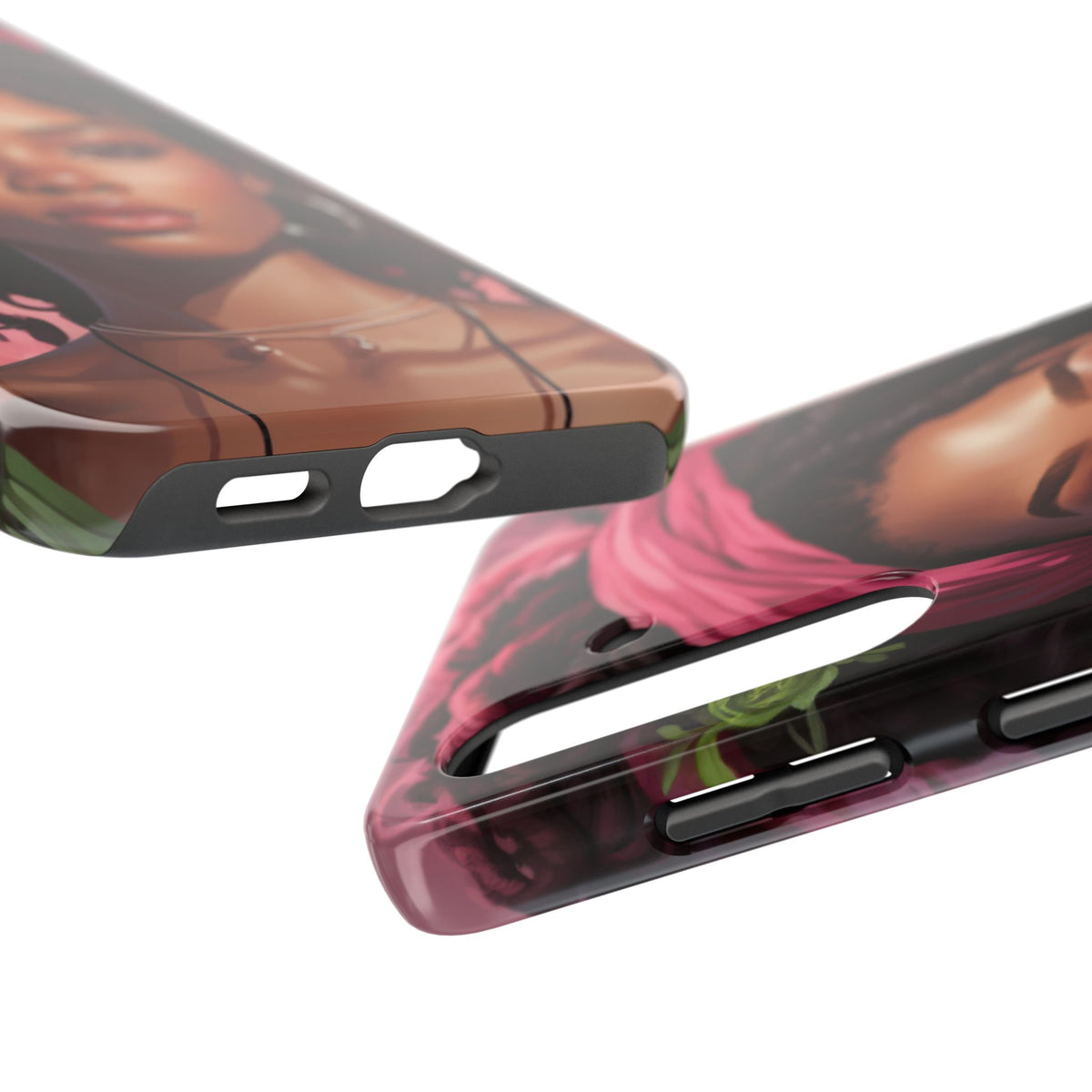 Beautiful Black Rasta Woman Tough Phone Case