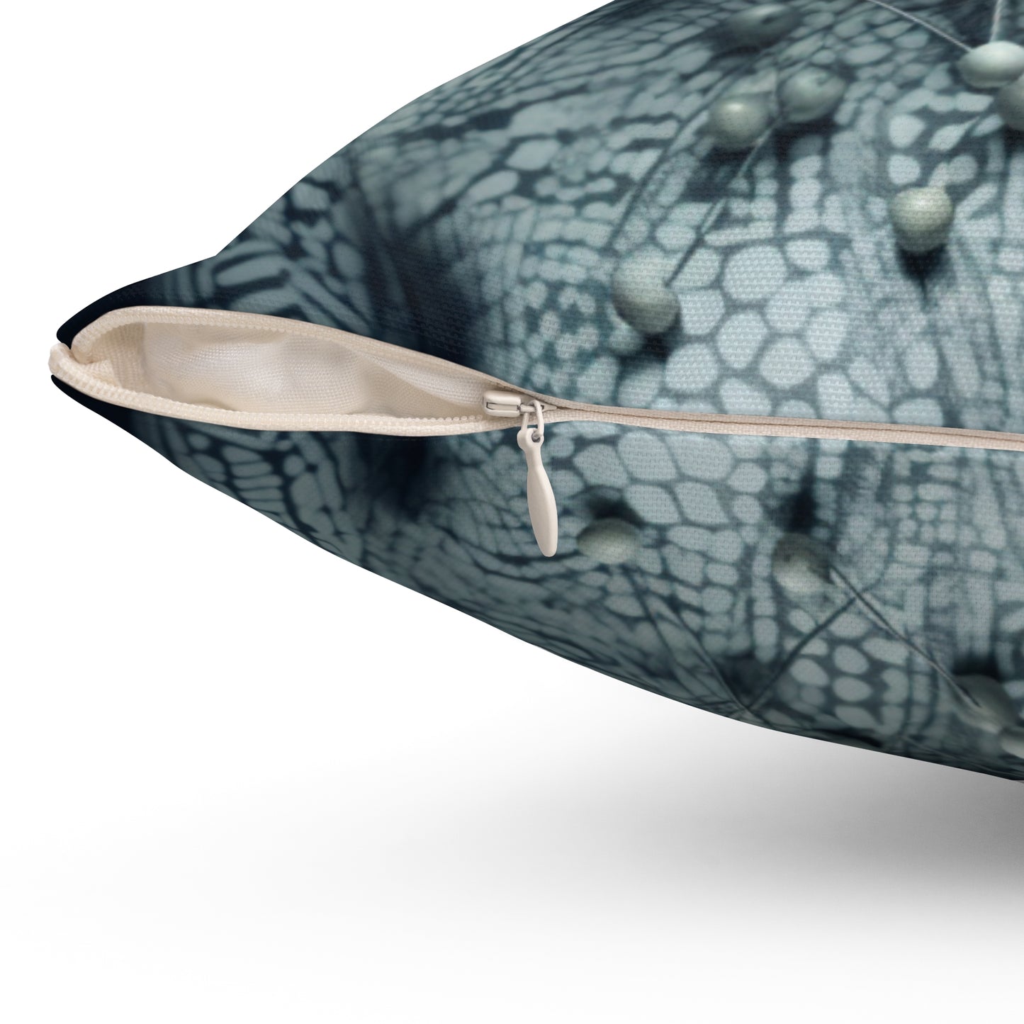 Futuristic Warrior Queen Spun Polyester Square Pillow