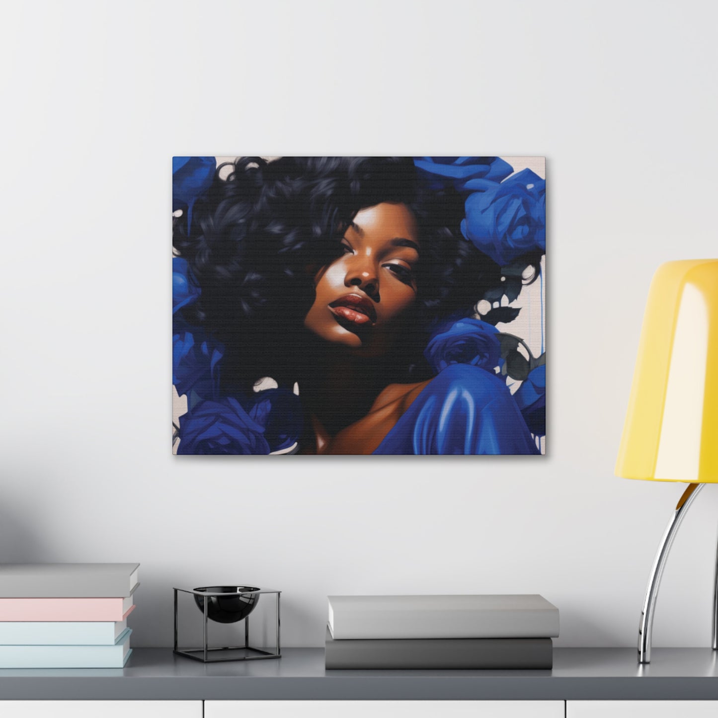 Indigo Expressions Canvas Wrap
