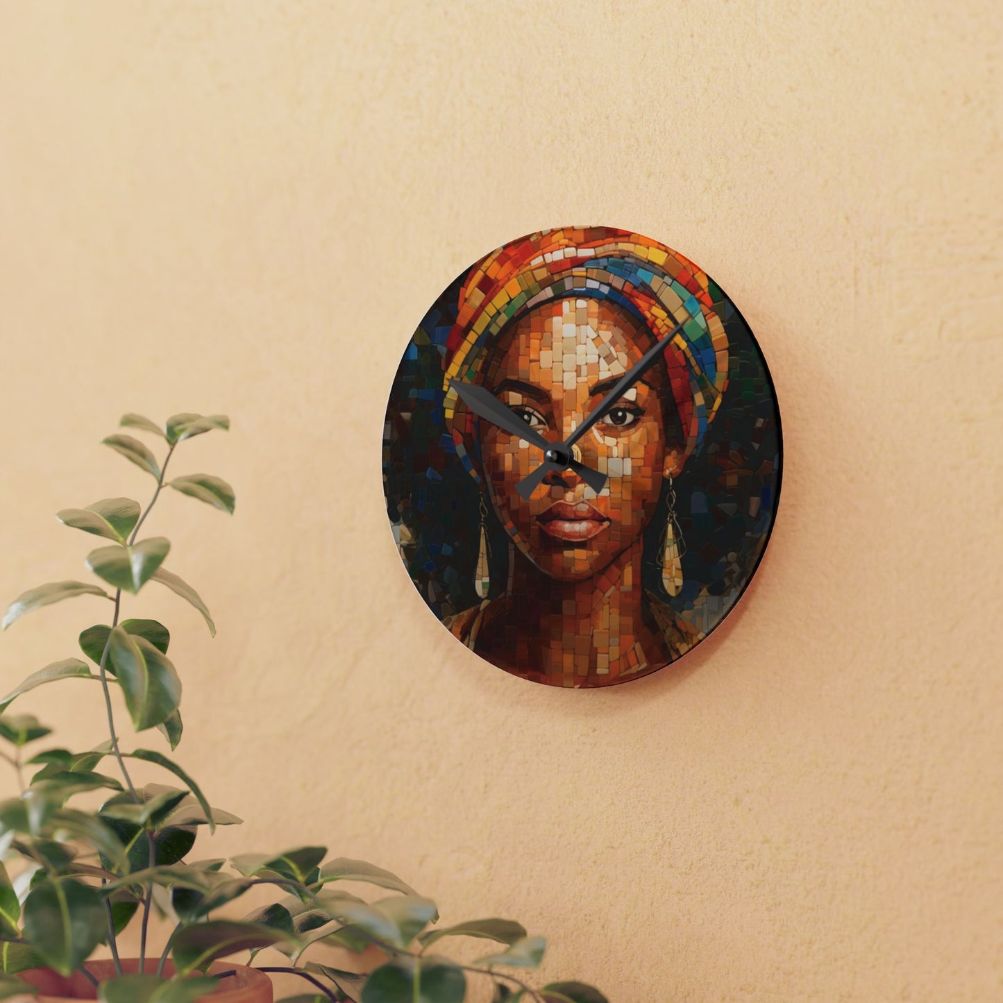 Copy of Sassy Smoke Acrylic Wall Clock