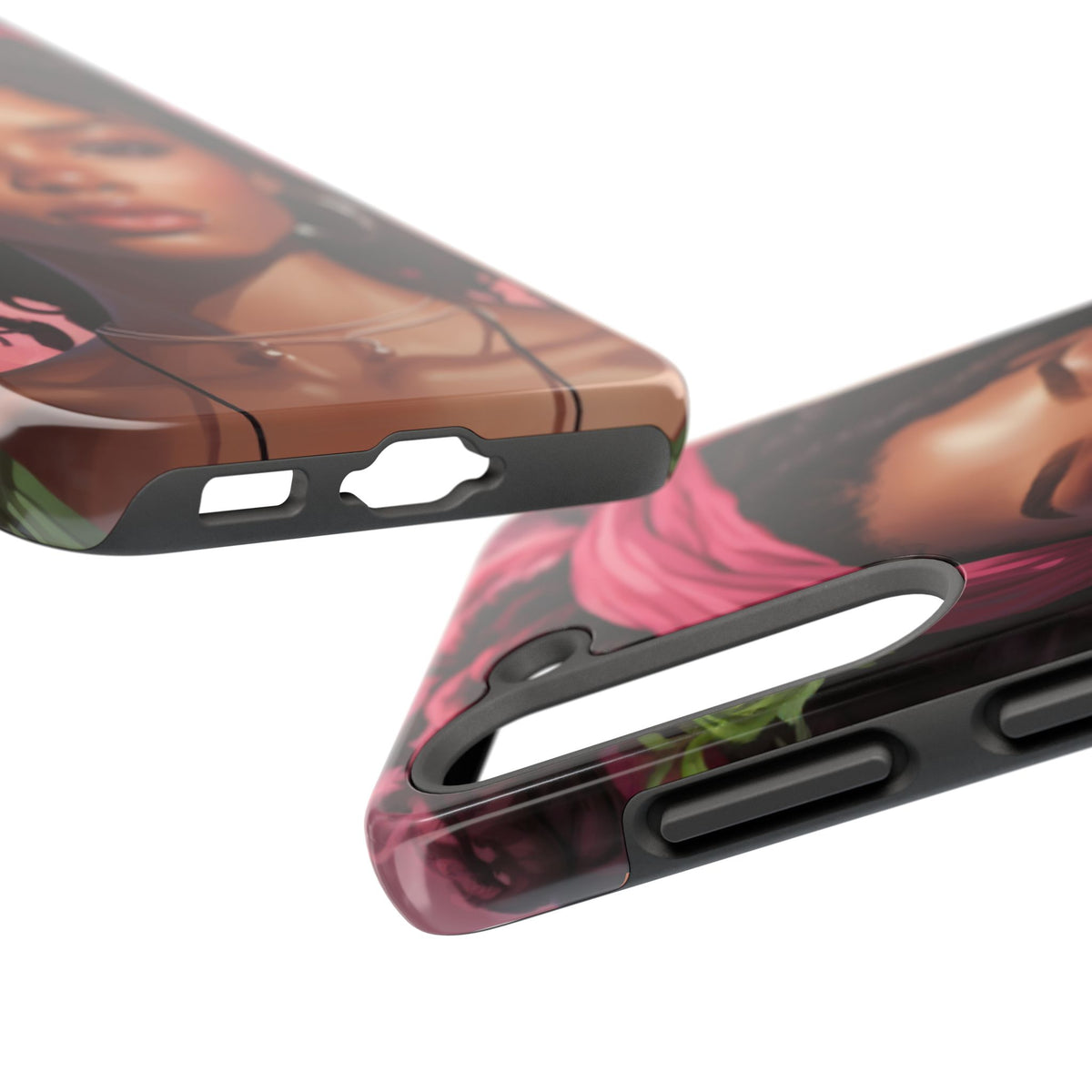 Beautiful Black Rasta Woman Tough Phone Case