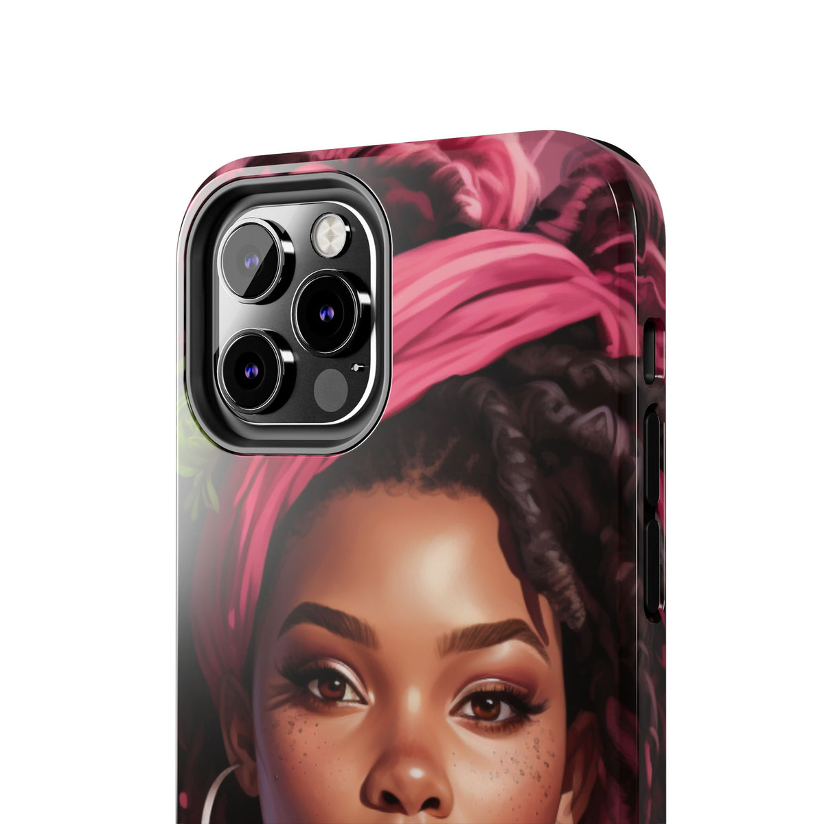 Beautiful Black Rasta Woman Tough Phone Case