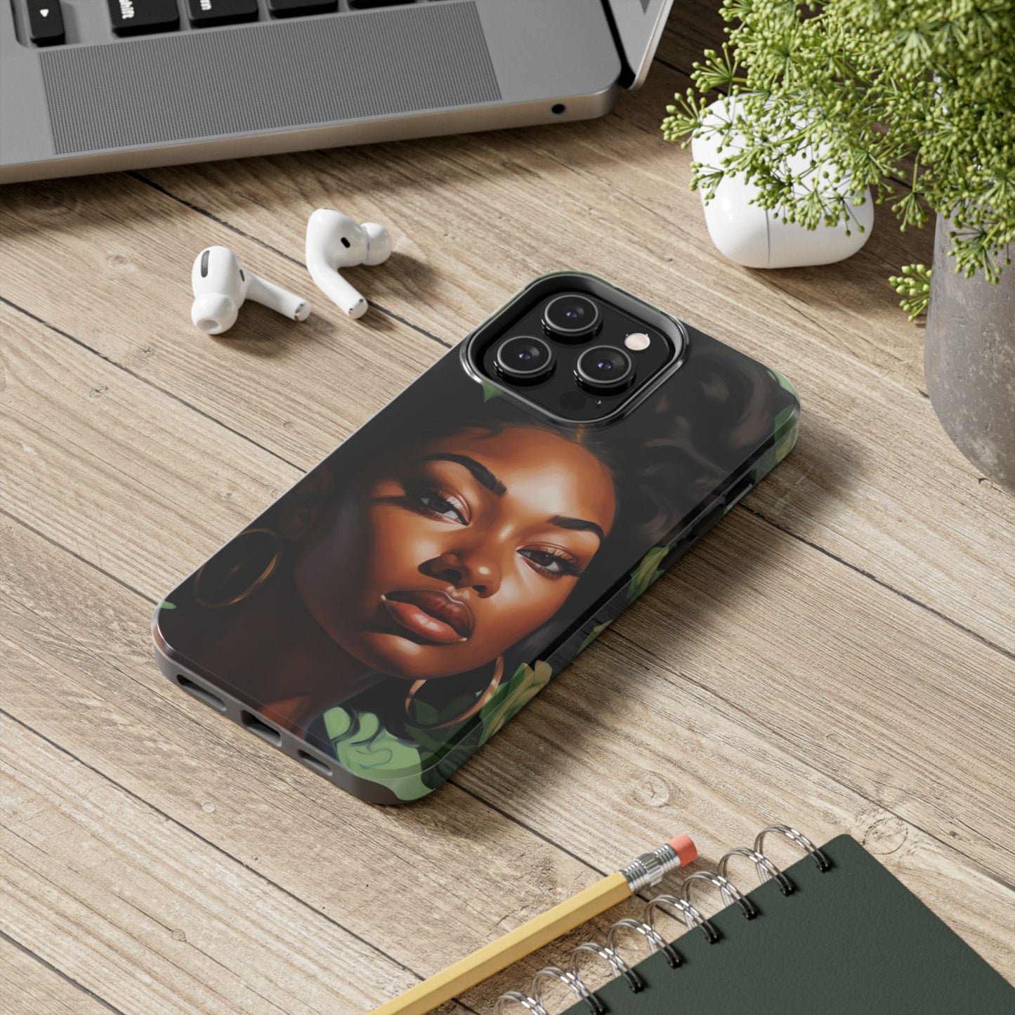 Emerald Elegance Tough Phone Case