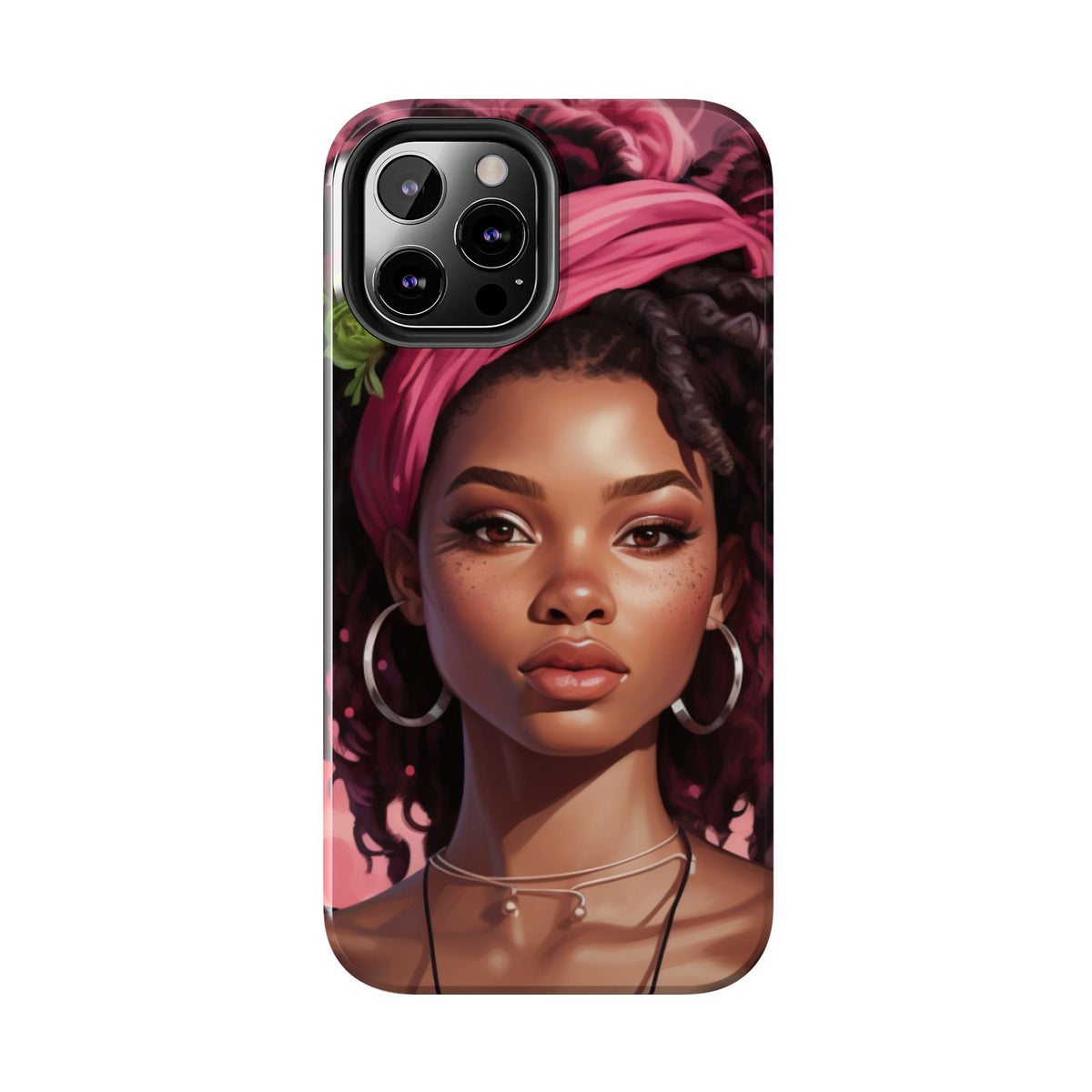 Beautiful Black Rasta Woman Tough Phone Case