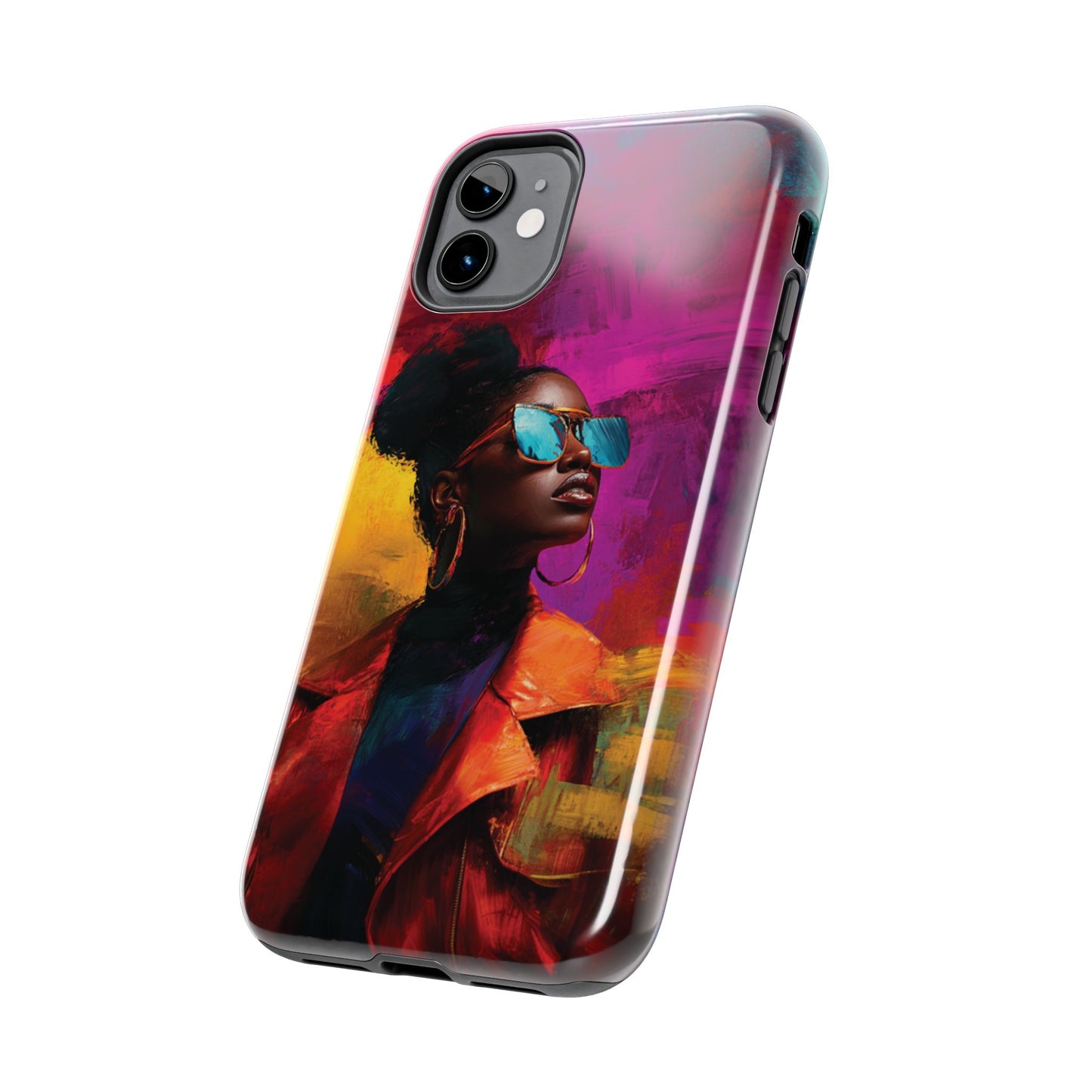Colorful Diva Profile Tough Case For iPhone