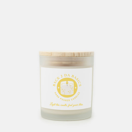 Find Your Bliss Frosted Glass (Hand Poured 11 oz) Candle